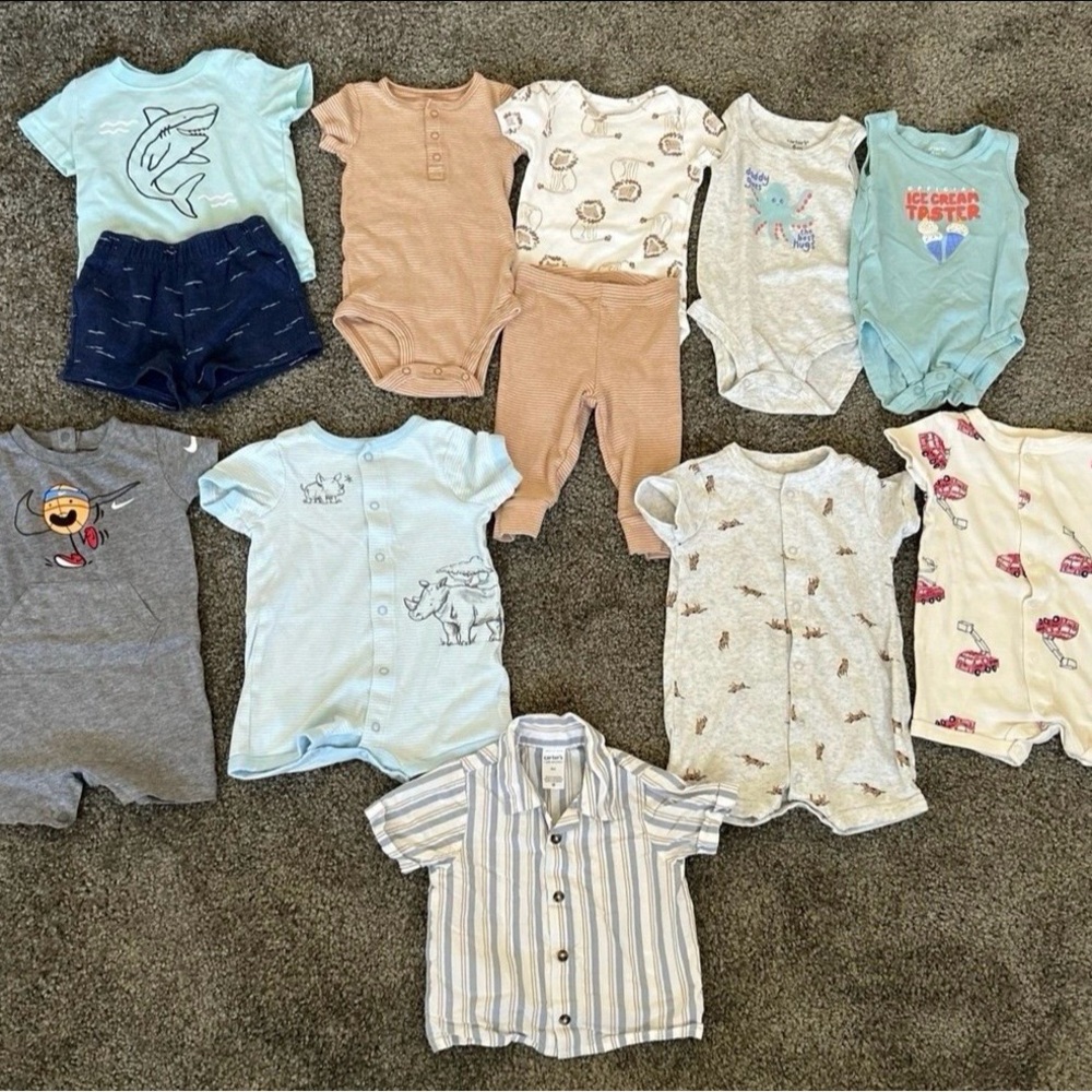 Baby Clothing Set with Various Designs